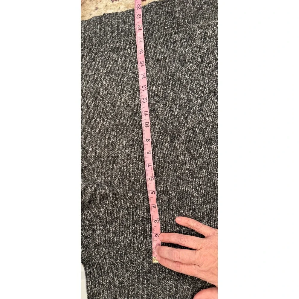 mi ami Women's M Grey Fair Isle Turtleneck Sweater Pullover Forever 21 - Picture 6 of 10